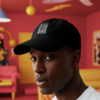 Gorra "El Monje Alquimista" - Negro