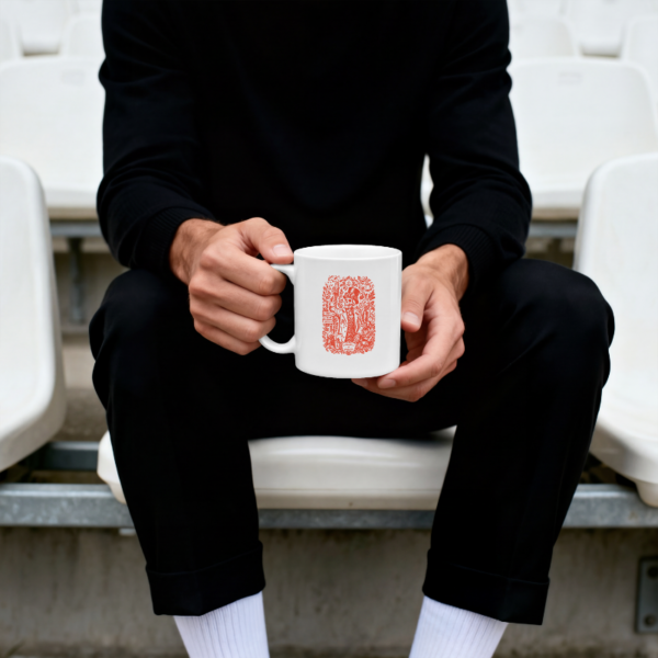 Taza Alquimista "Knowledge is Power" - Rojo