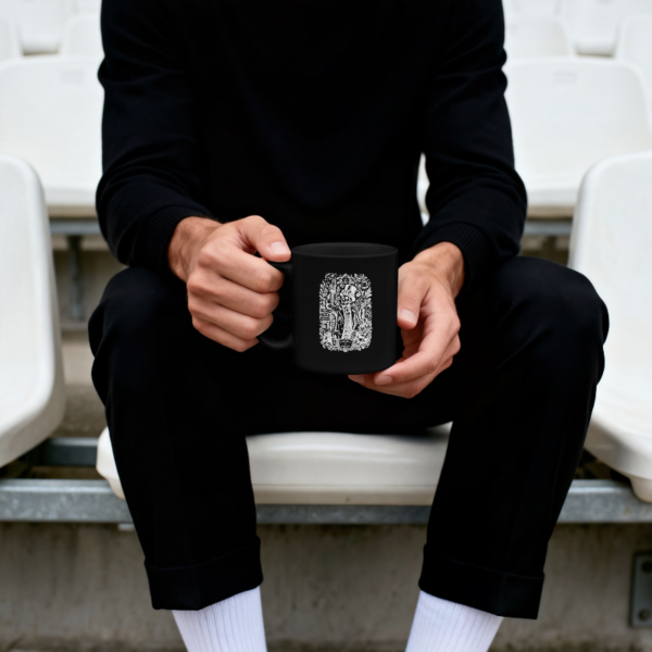 Taza Alquimista "Knowledge is Power" - Negro