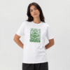 Untitled Project - Mockup (2) amiseta blanca con ilustración de científico y bigote gigante en tinta verde - El Desastre del Bigote Gigante
