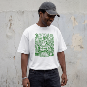 Camiseta "El Monje Alquimista" - Verde