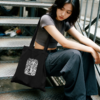 Tote Bag Alquimista "Knowledge is Power" - Negro