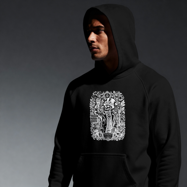 Sudadera Alquimista "Knowledge is Power" - Negro