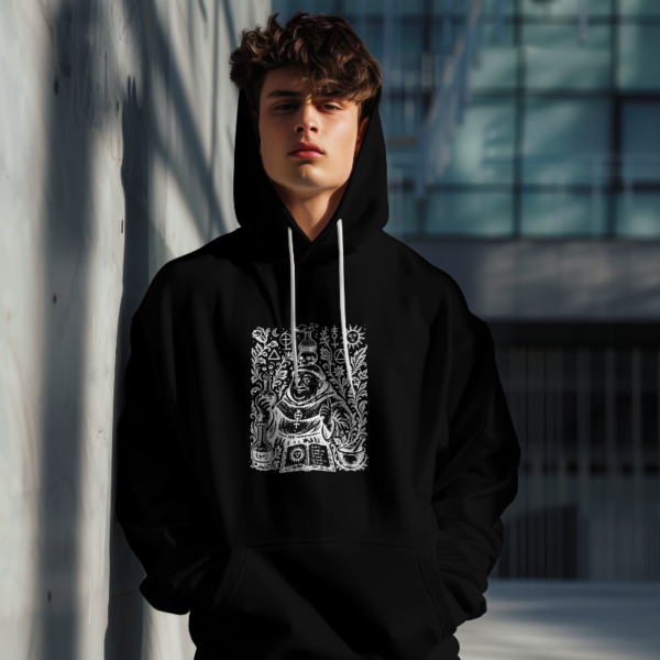 Sudadera "El Monje Alquimista" - Negro