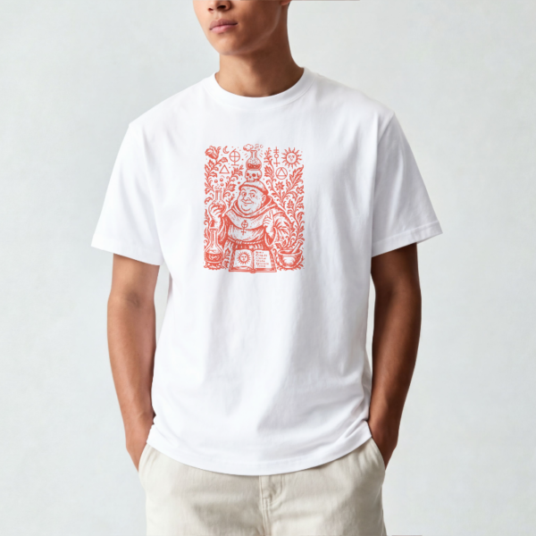 Camiseta "El Monje Alquimista" - Rojo