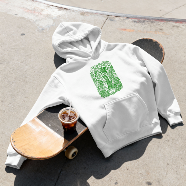 Sudadera Alquimista "Knowledge is Power" - Verde