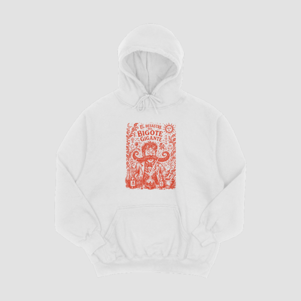 Sudadera "El Desastre del Bigote Gigante" - Rojo