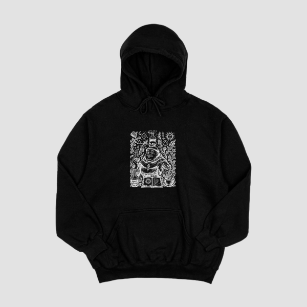 Sudadera "El Monje Alquimista" - Negro
