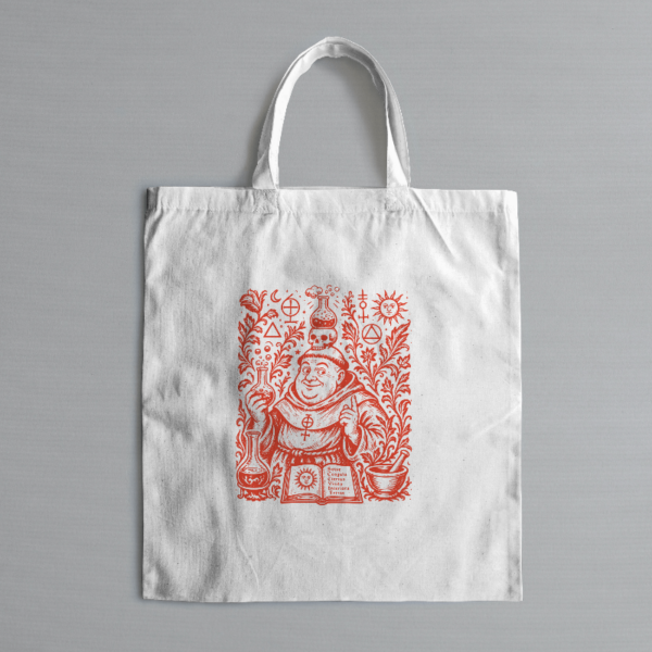 Tote Bag "El Monje Alquimista" - Rojo