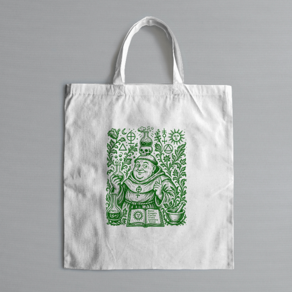 Tote Bag "El Monje Alquimista" - Verde