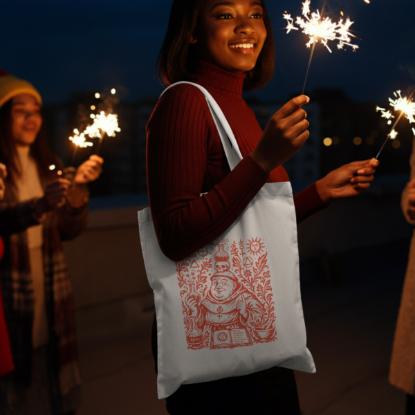 Tote Bag "El Monje Alquimista" - Rojo